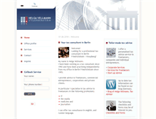 Tablet Screenshot of en.steuerberaterin-vellmann.de